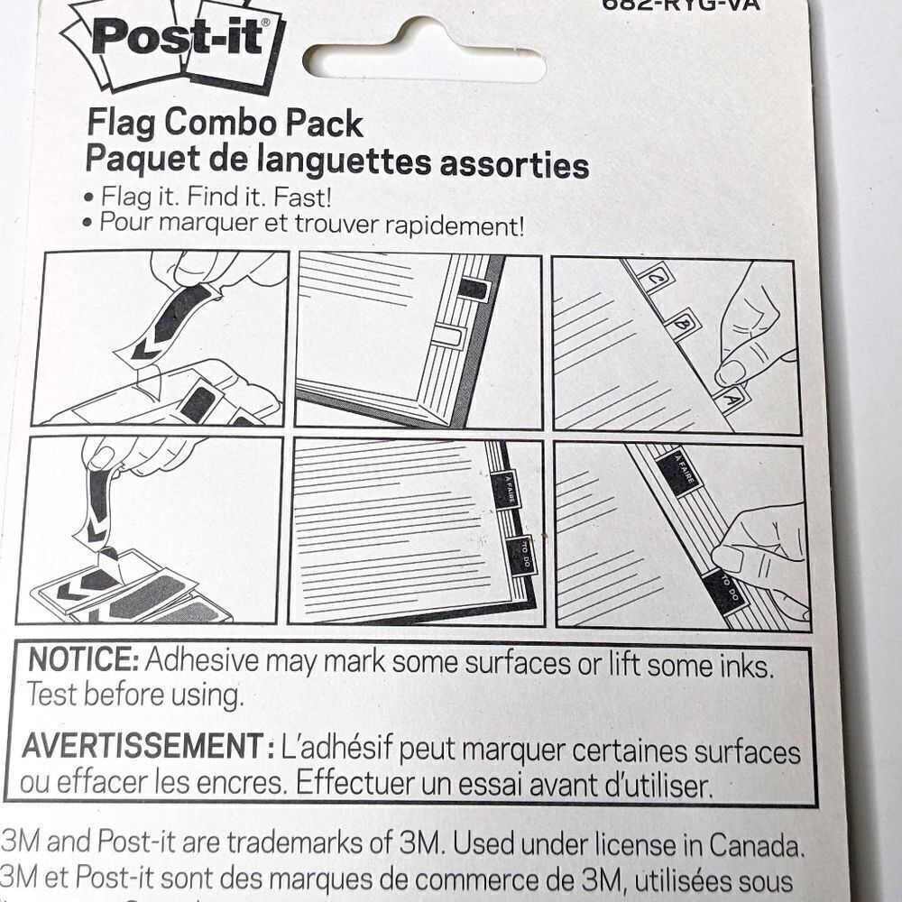 Post It Flag Combo Pack - Picture 3 of 3
